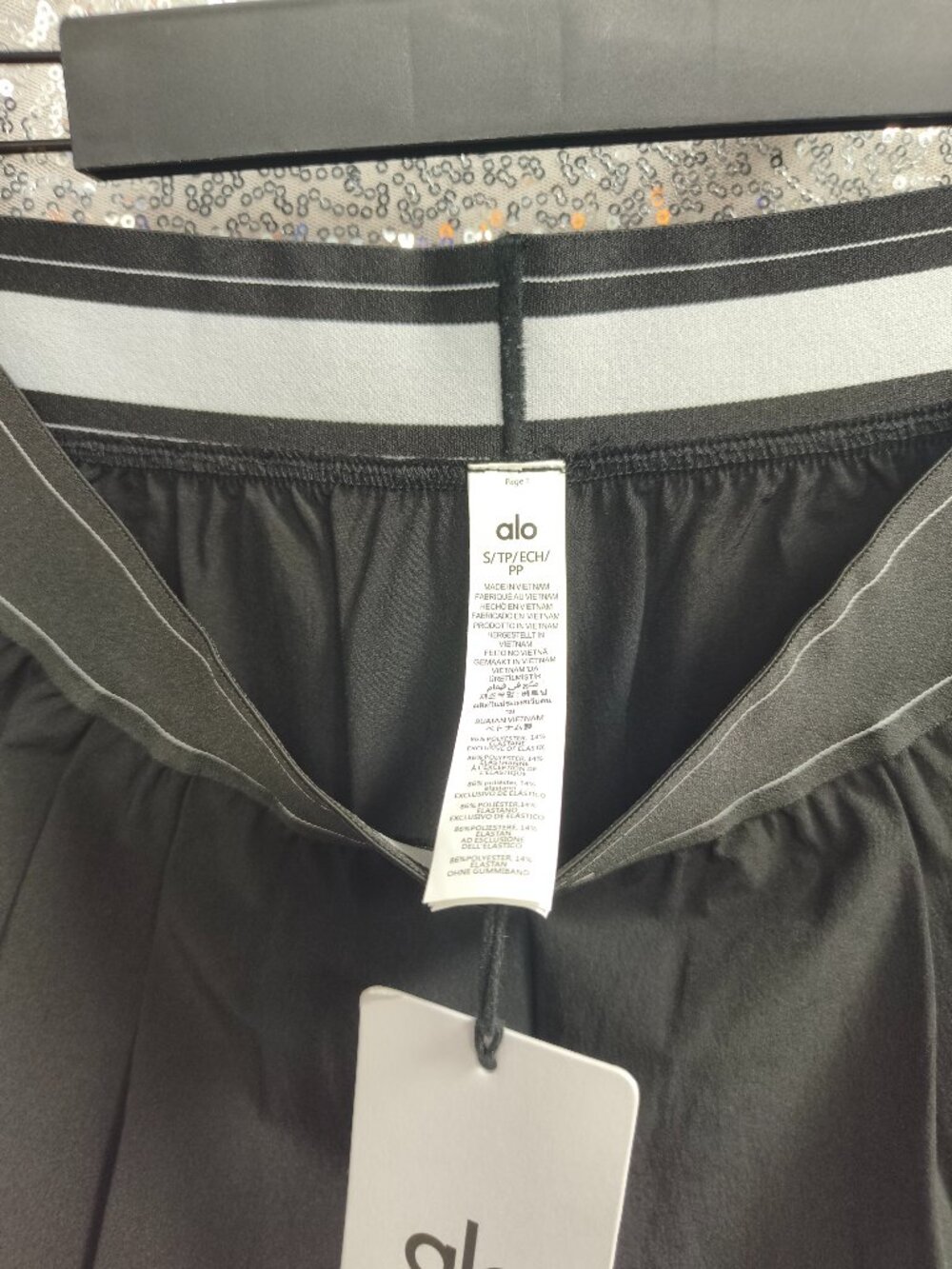 NWT Alo Yoga Black Suit Up Trouser 🥨 Women's Regular 30" Inseam Daily Pants 💗 - Picture 6 of 7